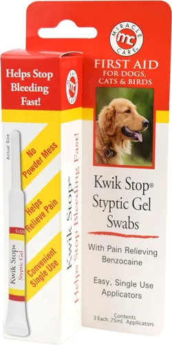 Vista 9 de Miracle Care Kwik Stop Polvo estíptico para perros, gatos y pájaros, 0.5 onzas