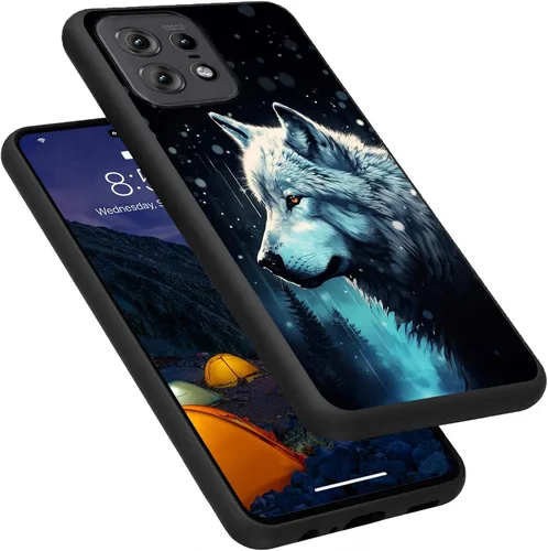 Vista 63 de Funda para Motorola Moto G Play 4G 2024, delgada y ligera, de silicona de TPU suave, color negro, ultrafina, para Motorola Moto G Play 4G 2024, Art