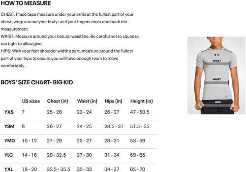 Vista 3 de Under Armour Faja de fútbol de 6 bolsillos para niños