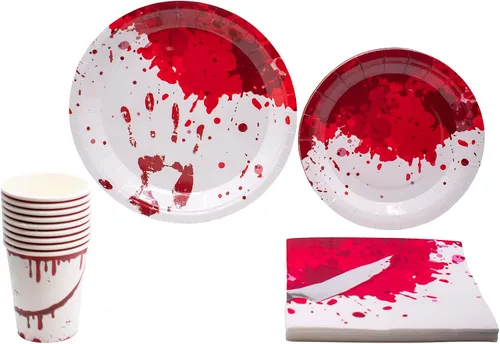 Vista 10 de Bachelorette "Same Prick Forever" Vajilla Pack: Juego de platos de papel, servilletas y tazas desechables para 20