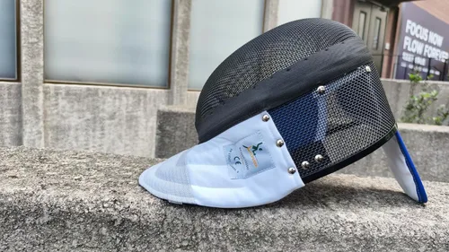 Vista 5 de LEONARK Máscara de esgrima Máscara de Esgrima Casco CE 350N Certificado Nacional Máscara de Grado - Equipo de Protección de Esgrima