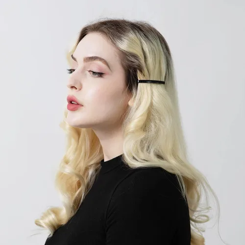 Vista 4 de Pasadores de pelo pequeños de plástico para peinar, abrazaderas decorativas para medio recogido y cola de caballo, para niñas, mujeres con cabello