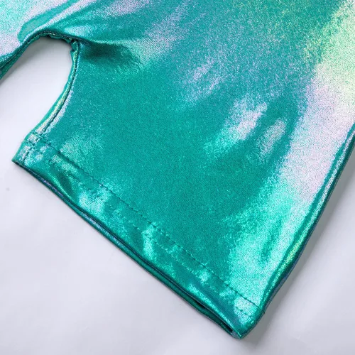 Vista 92 de HOZIY Leotardos de gimnasia para niñas, trajes de ciclismo con patrón adorable brillante