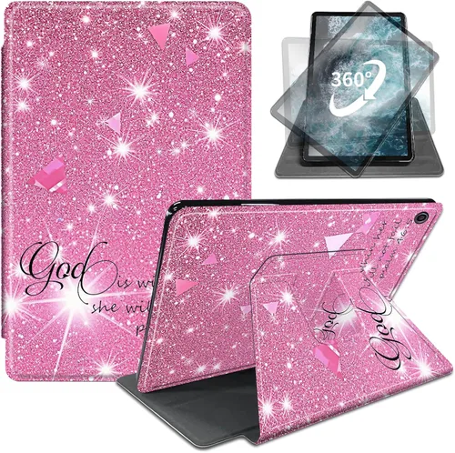 Vista 15 de Funda para iPad de 10.2 / iPad de 9ª generación 2021/iPad de 8ª generación 2020/iPad de 7ª generación 2019, rotación de 360 grados + encendido