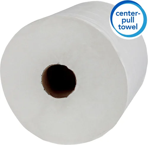 Vista 4 de Scott Professional Toallas de rollo central, a granel, 6 x 700 hojas (01032) Blanco, perforado, para entornos de alto tráfico, compatible