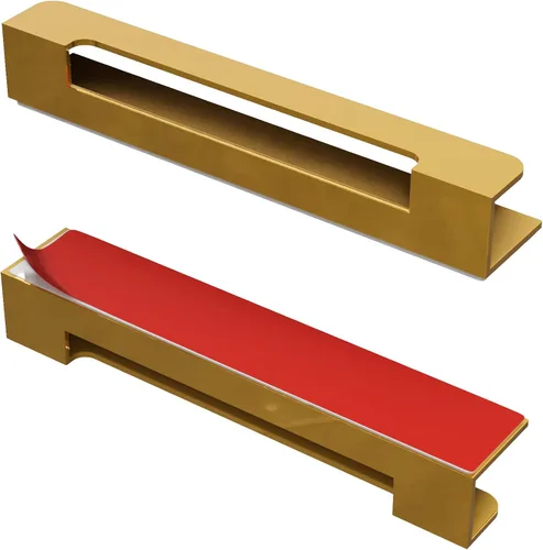 Vista 12 de HRX - Manija de puerta autoadhesiva para puerta, fácil de instalar, sin tornillos, despegar y pegar en vidrio, madera, metal, plástico, perilla