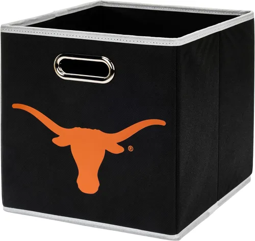 Vista 39 de Franklin Sports Cubos de almacenamiento de tela del equipo universitario de la NCAA hechos para adaptarse a organizadores de almacenamiento