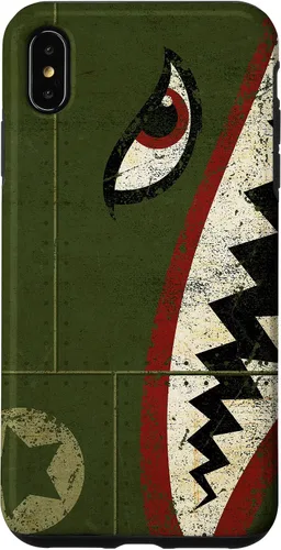 Vista 11 de WWII P-40 Fighter Plane Shark Mouth Warbird Nose Art Case for iPhone 17