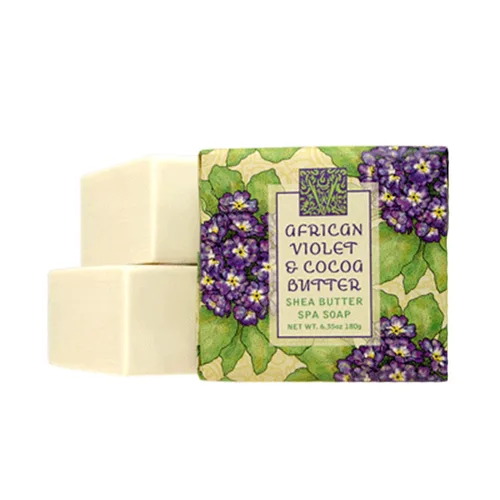 Vista 2 de Greenwich Bay Body Care Spa Quartet - Jabón de manos, loción, mantequilla corporal y barra de jabón cuadrado - Lujoso cuidado de la piel de manteca