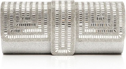 Vista 12 de Labair Bolso de noche y embragues para mujer, bolso de mano brillante con diamantes de imitación, bolso formal para fiesta de boda.