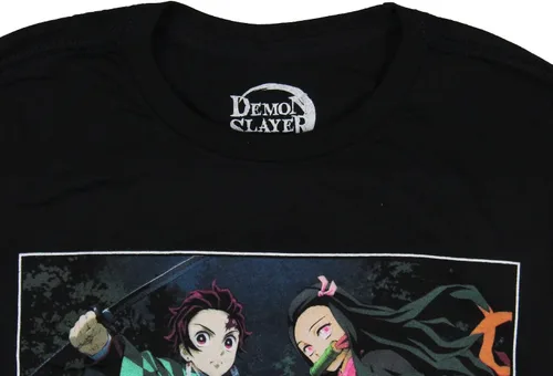 Vista 3 de Demon Slayer Kamado Siblings Box - Camiseta con estampado gráfico de anime para hombre