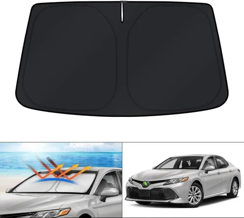 Vista 220 de KUST Parasol para parabrisas para BMW X1 F48 2016, 2017, 2018, 2019, 2020, 2021, 2022, accesorios de ajuste personalizado, parasol plegable