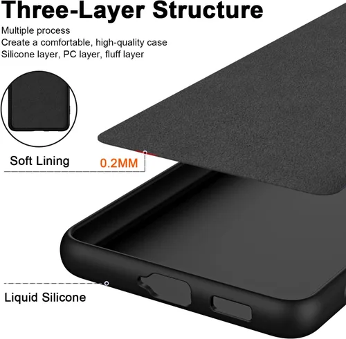 Vista 6 de Compatible con Xiaomi Poco X3 / Poco X3 Pro, compatible con Xiaomi Poco X3 NFC carcasa protectora anticaídas de cuerpo completo negro