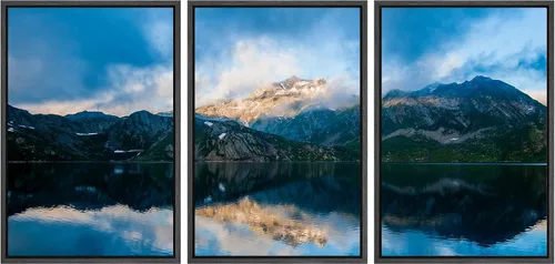 Vista 10 de wall26 Lienzo enmarcado para pared, juego de arte de selva, rana, hoja de palmera, naturaleza, desierto, arte moderno, realismo, decorativo