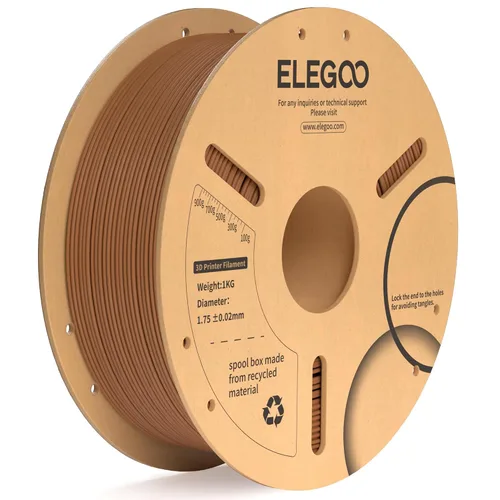 Vista 49 de ELEGOO Paquete de filamento PLA Plus negro 10KG, filamento para impresora 3D PLA+ resistente de 1.75mm precisión dimensional +/- 0.02mm, paquete
