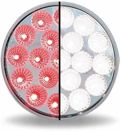 Vista 9 de TRUX TLED-4XRB Luz de parada, giro y trasera, Dual Revolution, 4", rojo/azul, LED