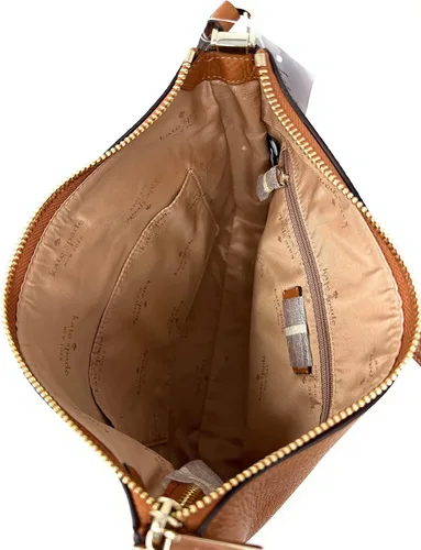 Vista 5 de Kate Spade Leila - Bolso cruzado de piel con diseño de guijarros