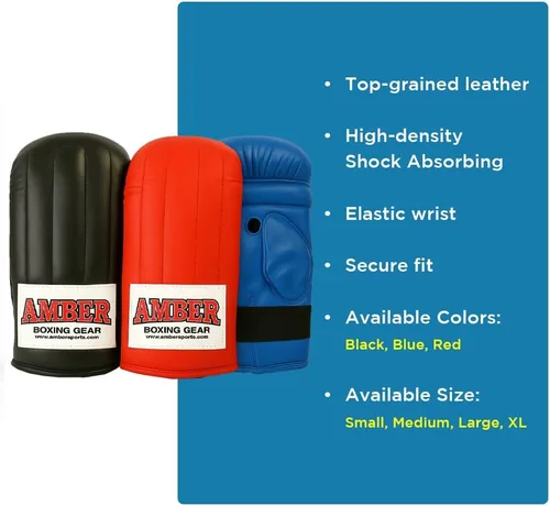 Vista 3 de Extreme Boxing Bag Gloves Premium Quality Leather, Enhanced Protection, Comfort Fit, Versatile Use, Professional-Grade Performance