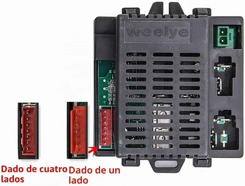 Vista 3 de RX43 (RX23) Receptor de caja de control de 12 V Match 2.4G Control remoto Bluetooth, 12V Mainboard Motherboad Accesorios Niños Electric Ride On Car
