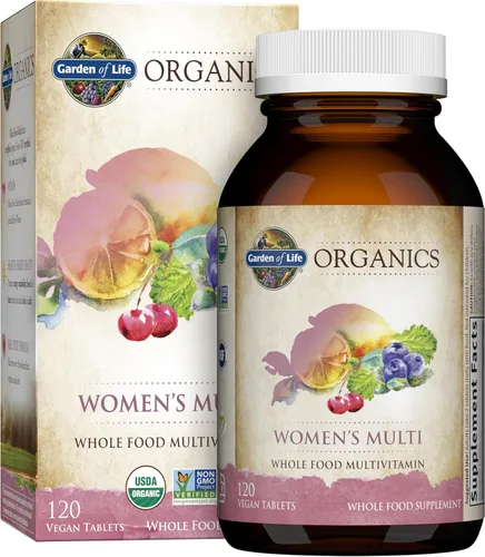 Vista 9 de Multitabletas para mujeres orgánicas de Garden of Life., 658010117739, 60, 1, 1