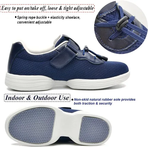 Vista 3 de W&LESVAGO Diabetic Shoes for Women Wide Width Walking Shoes, Lightweight Non-Slip Sneakers Shoes for Swollen Feet