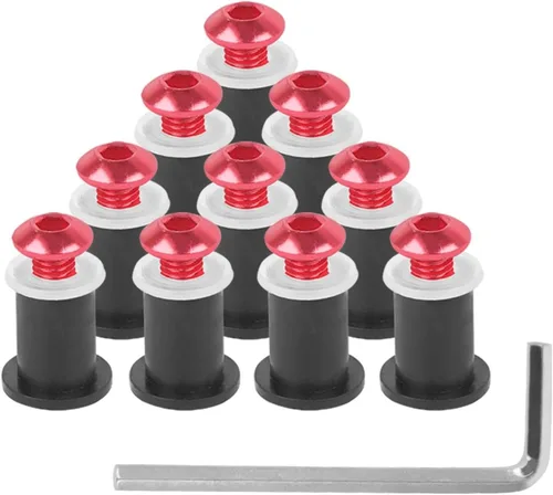 Vista 3 de TCHAU Kits de carrocería 10 piezas M5X15mm motocicleta parabrisas tornillo tornillo kit para MT09 MT-07 MT07 YZF R1 R6 R3 R25 FZ1 FZ8 FZ6 MT03 Xmax