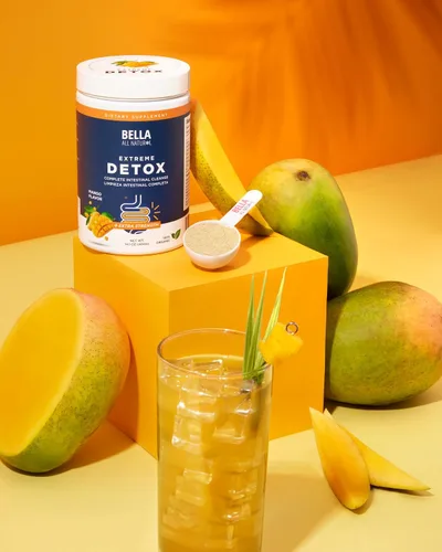 Vista 2 de Bella All Natural Polvo de desintoxicación de mango