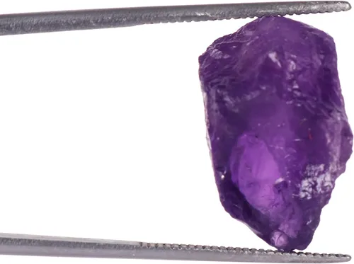 Vista 3 de GEMHUB Piedra preciosa natural de amatista violeta para poder curativo con certificación EGL 14.15 ct