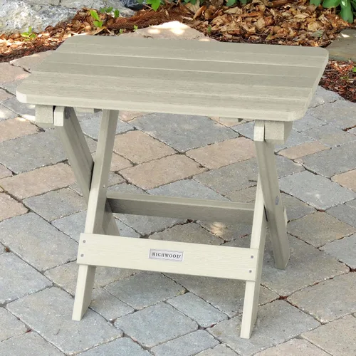 Vista 2 de highwood AD-TBS1-WAE Adirondack - Mesa auxiliar plegable Whitewash Encalar
