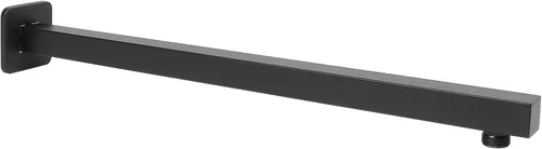 Vista 14 de Brazo de ducha HarJue con brida y cinta de teflón, brazo de extensión de tubo de ducha cuadrado montado en la pared de acero inoxidable 304