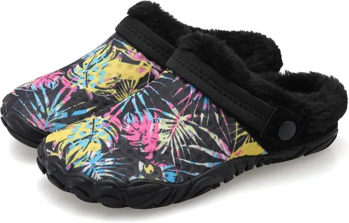 Vista 2 de Besroad - Pantuflas mullidas para mujer y hombre, esponjosas, cómodas, de espuma viscoelástica, para dormitorio