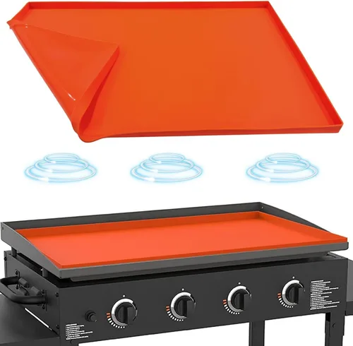 Vista 14 de Alfombrilla de silicona para accesorios Blackstone, impermeable, a prueba de polvo, antideformación, resistente a los rayos UV, cubierta completa