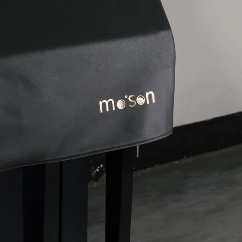 Vista 7 de La cubierta vertical para piano mantiene tu teclado seguro con nuestro paño para cubierta antipolvo (negro)