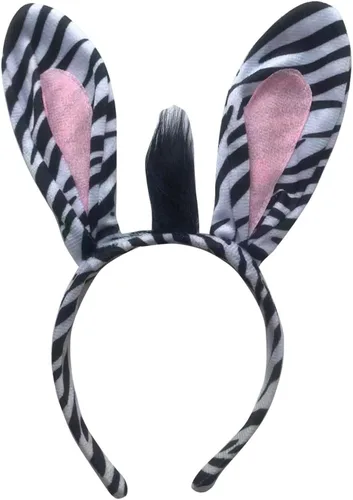 Vista 8 de Diadema de animales, sombrero y aro para Halloween, fiesta de Navidad, disfraz de mujer