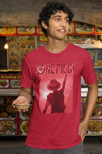 Vista 2 de One Piece Live Action - Camisetas de anime para hombre