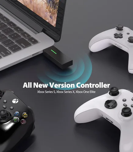 Vista 2 de Adaptador inalámbrico compatible con controlador Xbox One inalámbrico, receptor inalámbrico YCCTEAM con controlador en Windows 11108.1