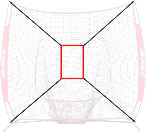 Vista 2 de Zona de ataque ajustable para red de béisbol, práctica de lanzar y golpear con precisión, para redes de 6 x 6, 7 x 7 o 8 x 8 pies Practice