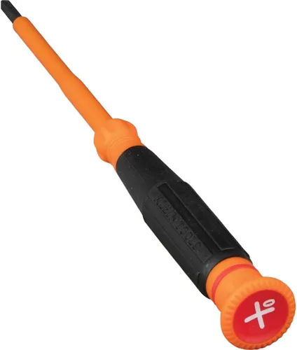 Vista 7 de Klein Tools 6233INS - Destornillador de precisión aislado, mini destornillador eléctrico Phillips #0, 1000 voltios, mango de agarre acolchado