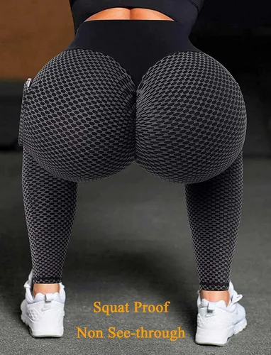 Vista 2 de JGS1996 - Leggings de yoga, de cintura alta con control de abdomen, adelgazante y con levantamiento de glúteos, para entrenamiento, correr