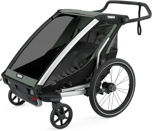 Vista 4 de Thule Chariot Lite - Remolque y cochecito multideportivo Agave