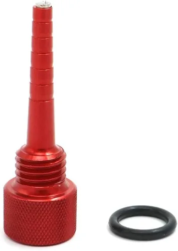 Vista 4 de Motoparty para generador inversor Predator 3500, varilla magnética de aceite color rojo