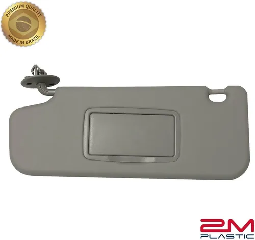 Vista 4 de Visera solar compatible con Chevy Sonic Spark 2012-2020 Spark 2011-2022, marca de repuesto gris 2M PLASTIC (gris - izquierda)