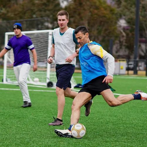 Vista 3 de Fútbol de entrenamiento de habilidades con peso, tamaño 3 con peso de pelotas de tamaño 5, equipo de entrenamiento de fútbol para mejorar