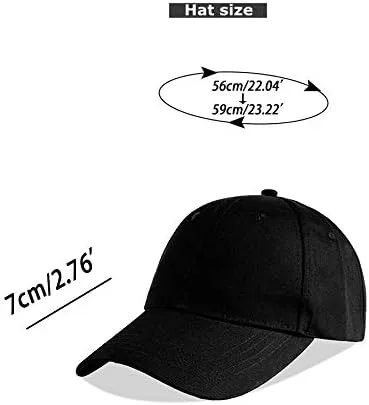 Vista 6 de LANGZHEN Gorra de béisbol unisex 100% algodón, para hombres y mujeres, de mezclilla lavada, ajustable, sombrero de papá