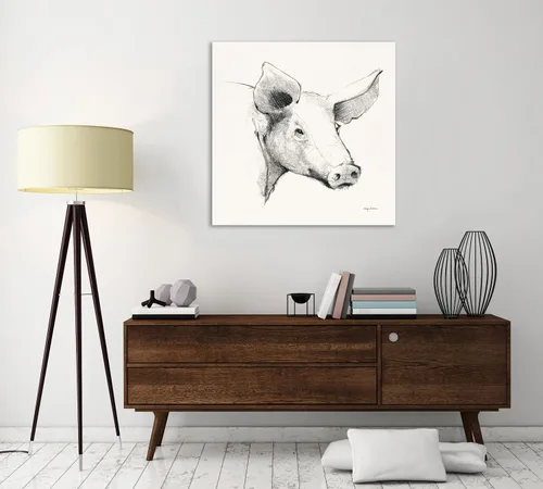 Vista 4 de Jaxson Rea "Life at Home VII Vintage Cream Gallery Wrapped Canvas by Avery Tillmon, 12" x 12