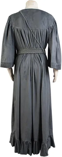 Vista 6 de Ya-cos Disfraz de The Fellowship of The Ring Gandalf para hombre, capa grismarrón
