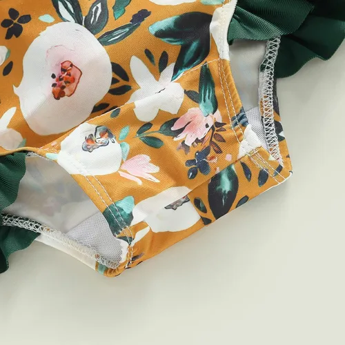 Vista 53 de MERSARIPHY Traje de baño de una pieza para niña pequeña, traje de baño de manga larga, traje de baño para niñas