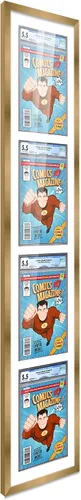 Vista 74 de Poster Palooza Marco de cómics con paspartú para 1 cómic de grado CGC, CBCS o PGX, marco de cómic de bronce para cómic de 8.125 x 13 pulgadas