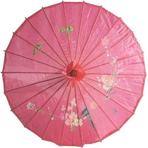 Vista 5 de THY COLLECTIBLES Sombrilla japonesa china de 22" para niños, para bodas, fotografía, disfraces, cosplay, decoración y otros eventos