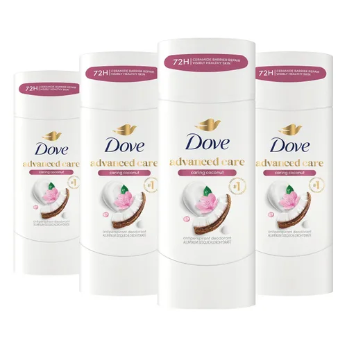 Vista 21 de Dove Advanced Care - Desodorante antitranspirante en barra Cool Essentials para ayudar a reparar la barrera de la piel después del afeitado, con 72
